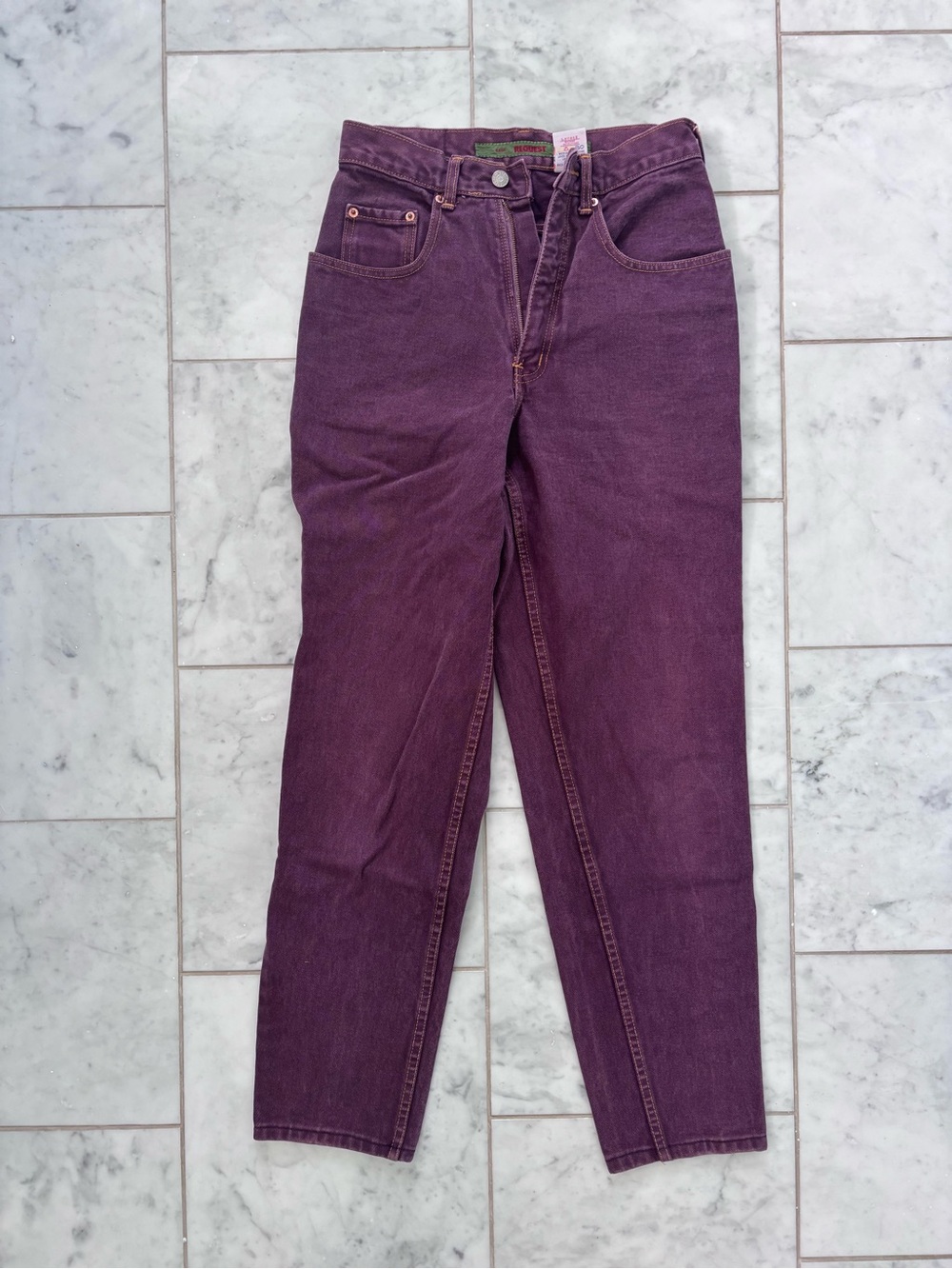Vintage Request Women’s High-Rise Purple Jeans | Size 30